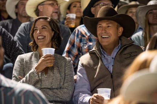Lynelle and John at the Rodeo - Yellowstone Season 3 Episode 3