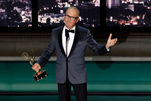Michael Keaton accepts Outstanding Lead Actor in a Limited or Anthology Series or Movie for 