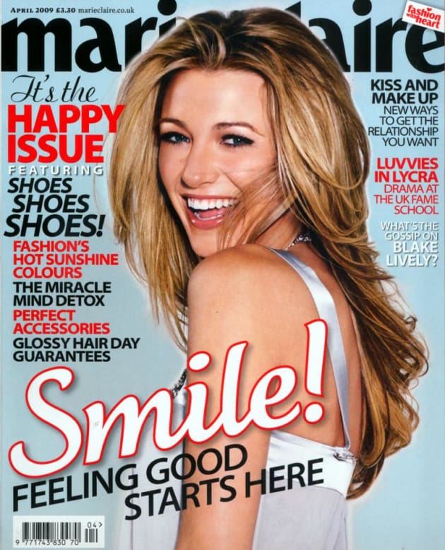 Blake Lively: Marie Claire UK Cover