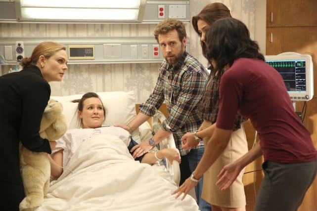Daisy is Surrounded By Friends During Labor