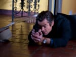 Raylan On The Floor With His Gun