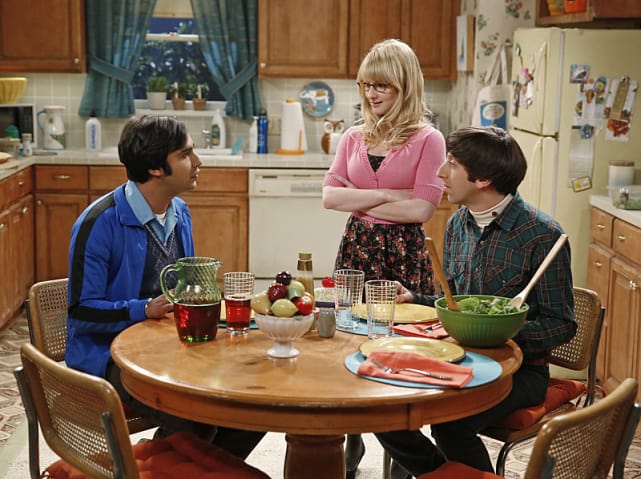 Raj Chats with Bernadette and Howard - The Big Bang Theory Season 8 Episode 24