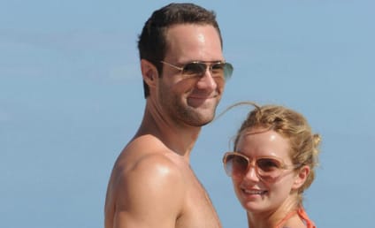 Becki Newton and Hubby Walk Miami Beach