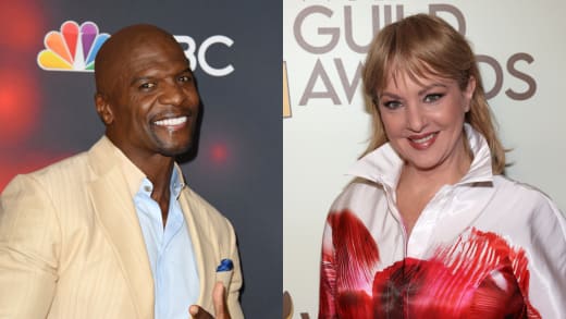 Terry Crews and Wendi McLendon-Covey Collage