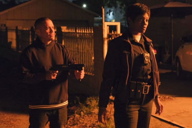 Bishop at Gunpoint - The Rookie Season 1 Episode 18