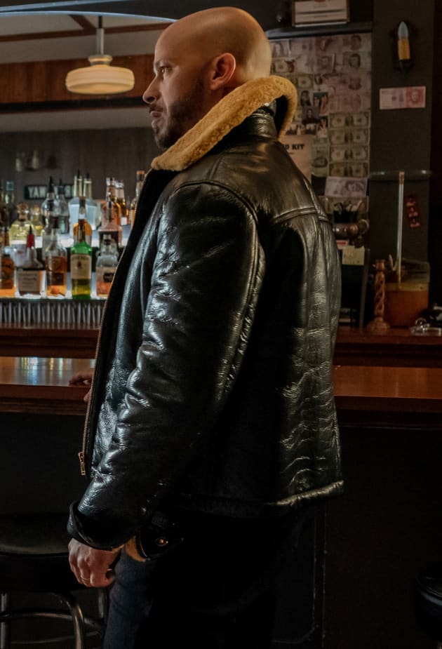 Bomber Power Book II Ghost S02 Cane Tejada Leather Jacket