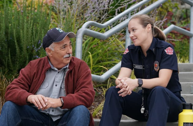 Maya and Pruitt talk - Station 19 Season 3 Episode 5 - TV ...
