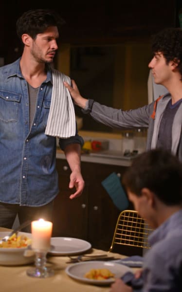 Ross and Matteo Crash Dinner - Coroner Season 2 Episode 5