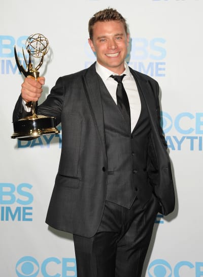 O ator Billy Miller participa do 41º Daytime Emmy Awards anual da CBS