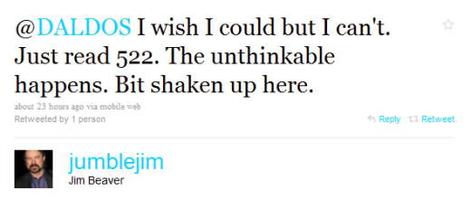 Jim Beaver Tweet