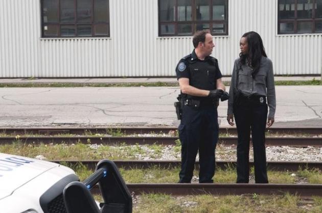 Ollie and Traci At the Scene