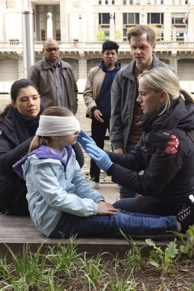 Violet, Charlotte and Sylvie - Chicago Fire Season 11 Episode 21