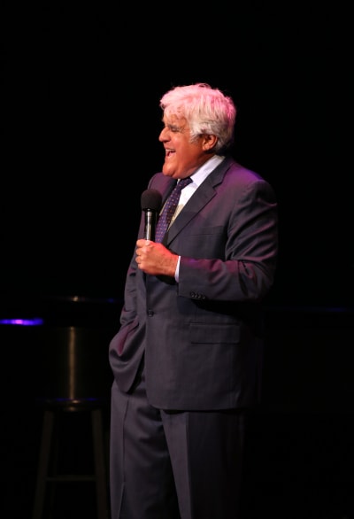 Jay Leno performs on stage the National Night Of Laughter And Song 