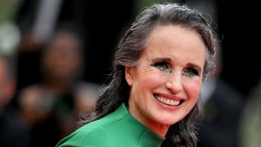  Andie MacDowell arrives for the Closing Ceremony of the 75th edition of the Cannes Film Festival 