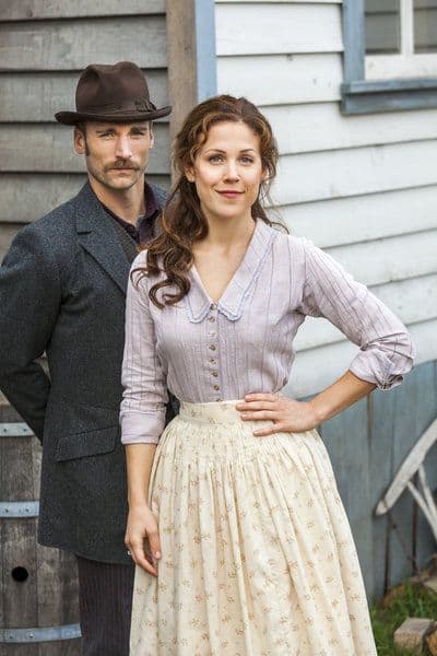Andrew Walker as Billy and Erin Krakow as Elizabeth - When Calls the Heart