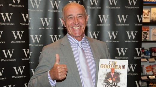 Len Goodman meets fans and signs his book 'Lost London: A Personal Journey' 