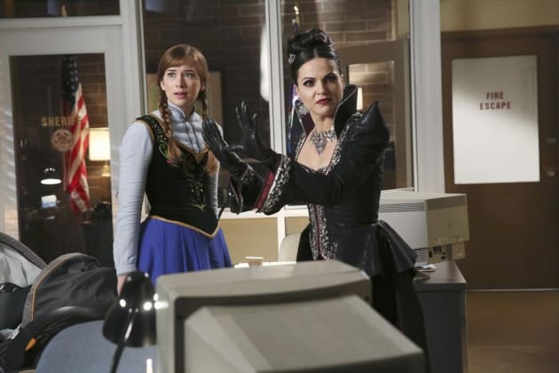 Anne Looks Scared - Once Upon a Time Season 4 Episode 11