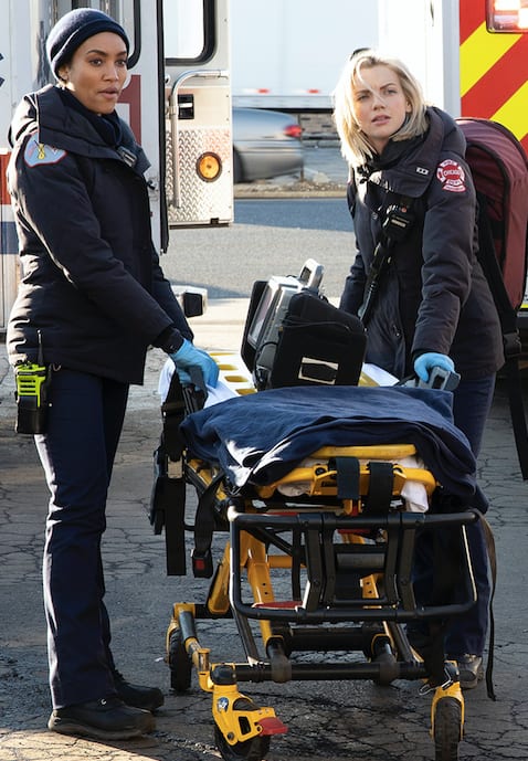 Brett and Foster on standby - Chicago Fire Season 8 Episode 18