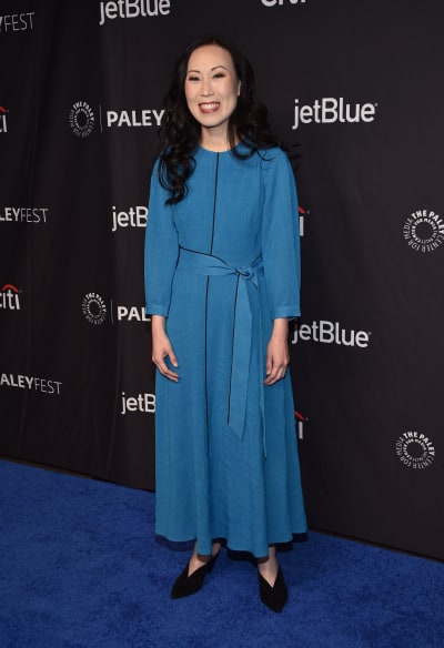 US producer/show runner Angela Kang arrives for the PaleyFest presentation of AMC's "The Walking Dead" 