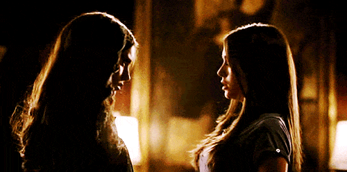 Elena Gilbert and Katherine Pierce - The Vampire Diaries