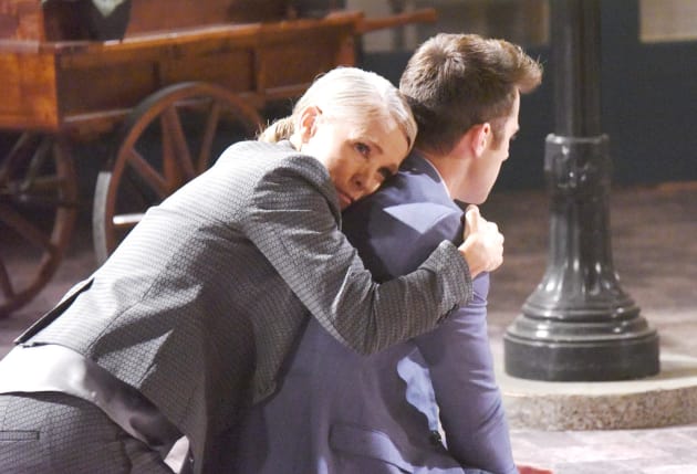 Jennifer Comforts JJ - Days of Our Lives