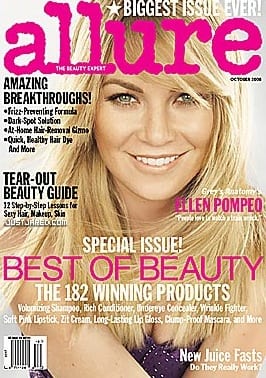 Ellen Pompeo In October Issue Of Allure Tv Fanatic