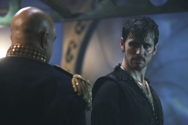 Hook Looks Confused - Once Upon a Time Season 6 Episode 6