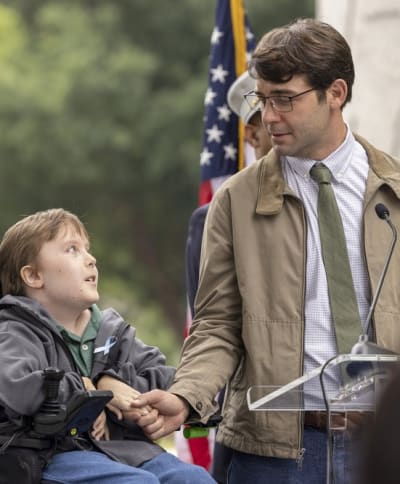 Father & Son at the Memorial - Ordinary Joe Season 1 Episode 2
