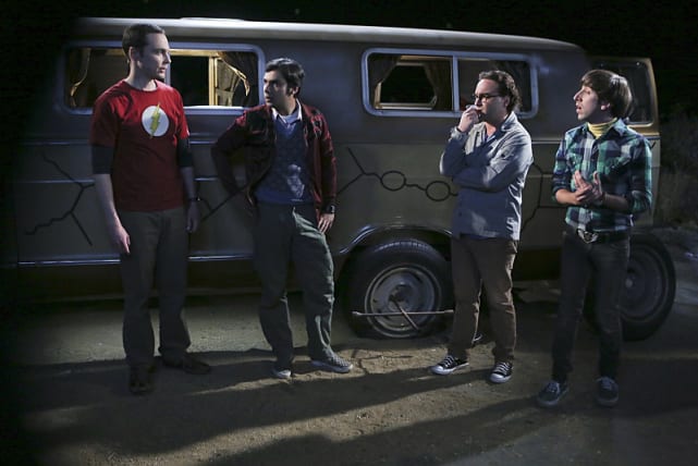 The flat tire incident the big bang theory