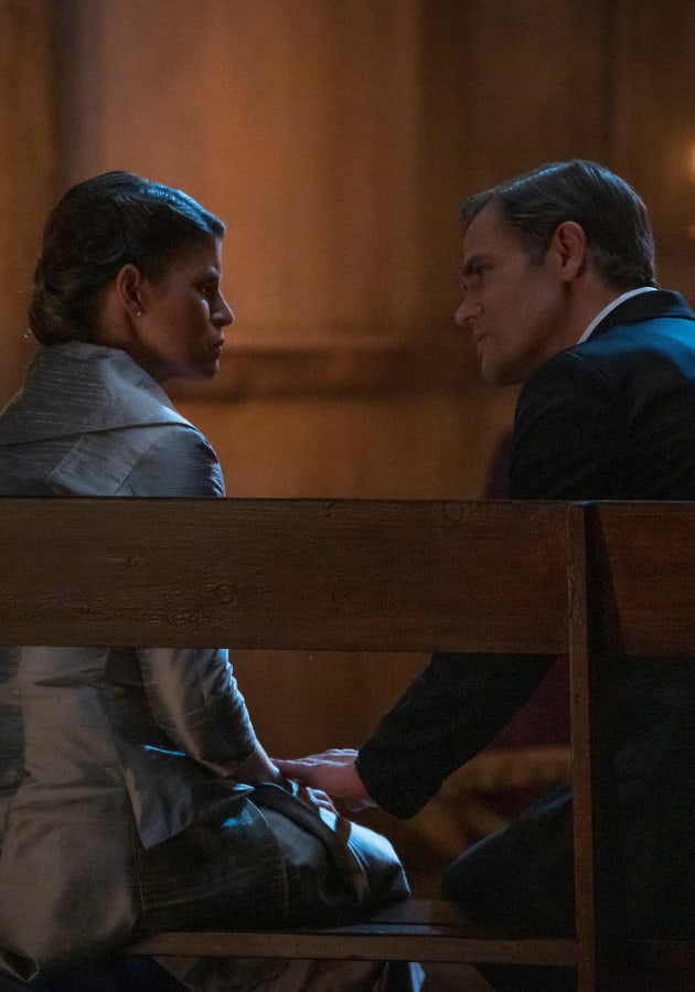 Olivia and Amos Share a Moment