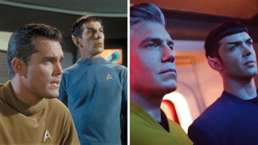 Pike and Spock -- Then and Now - Star Trek: Strange New Worlds