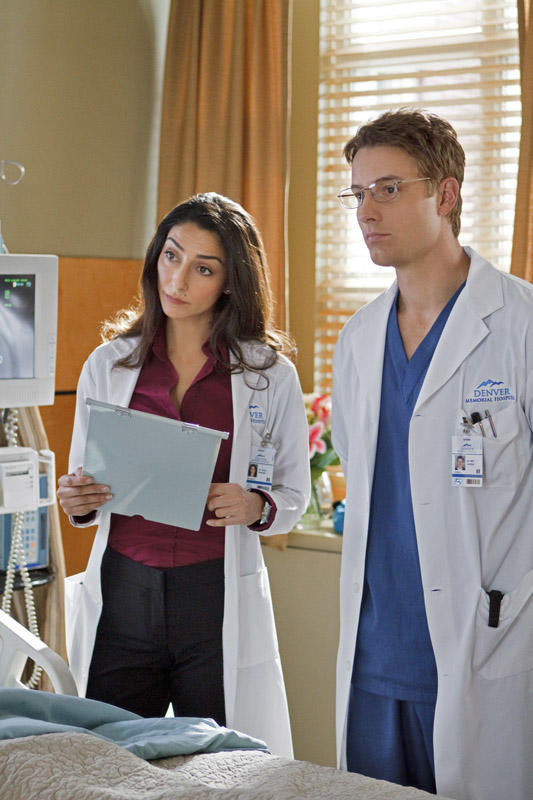 Necar Azadegan and Justin Hartley