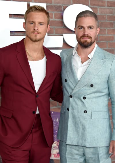 Alexander and Stephen at the Heels Premiere
