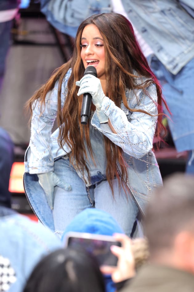Camila Cabello performs on NBC's "Today" at Rockefeller Plaza