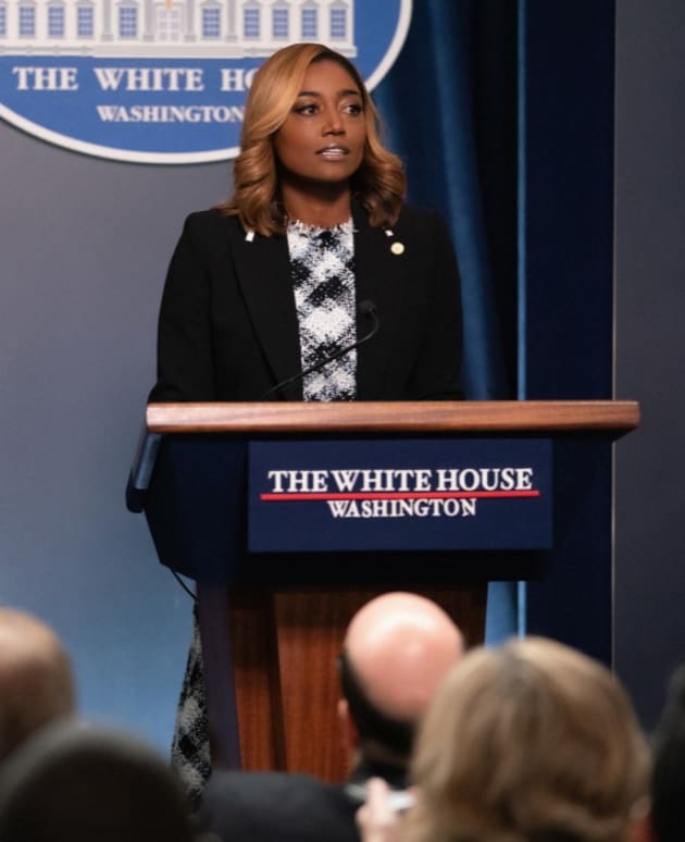 Daisy's Press Update - Madam Secretary Season 6 Episode 5
