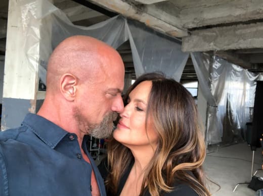 Christopher Meloni and Mariska Hargitary
