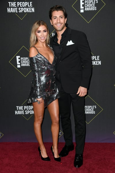 Kaitlyn Bristowe and Jason Tartick attend the 2019 E! People's Choice Awards