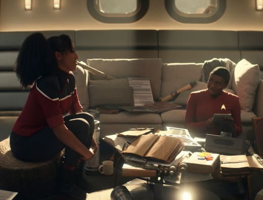 Mariner and Uhura - Star Trek: Strange New Worlds Season 2 Episode 7