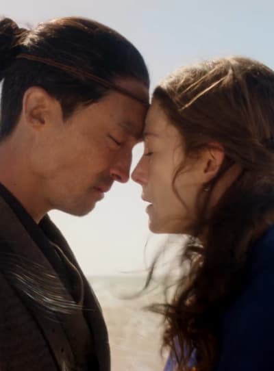 Lan and Moiraine Embrace - The Wheel of Time Season 2 Episode 8