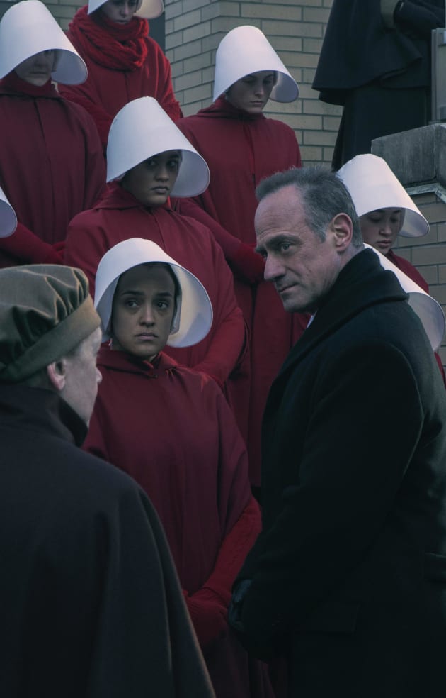 Commander Winslow Is Not Pleased - The Handmaid's Tale Season 3 Episode
