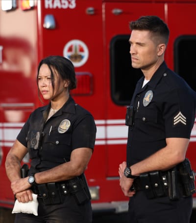 Explosion -tall - The Rookie Season 4 Episode 19