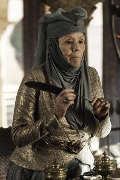 Dianna Rigg as Olenna Tyrell