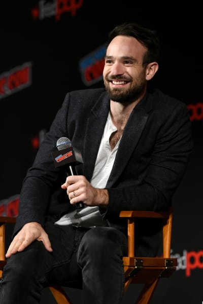 Charlie Cox Attends Daredevil Event