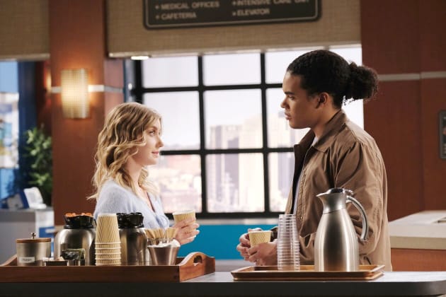 Claire Catches Up With Theo - Days of Our Lives
