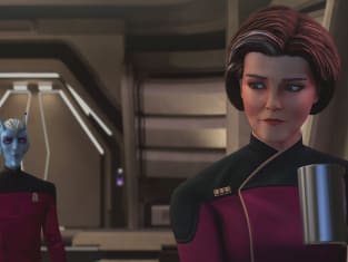 Tysess and Janeway - Star Trek: Prodigy