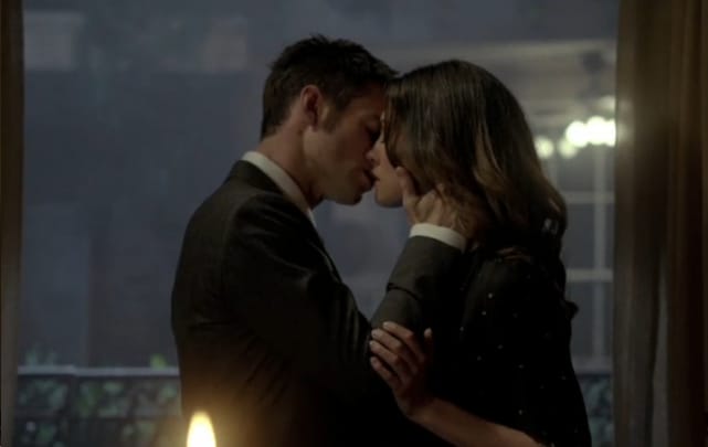 Hayley and Elijah share their first kiss -- The Originals, "A Closer Walk with Thee"