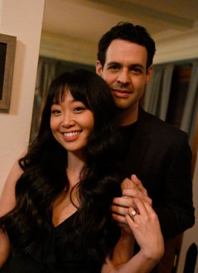 David and Emily smile - Zoey's Extraordinary Playlist Season 2 Episode 8