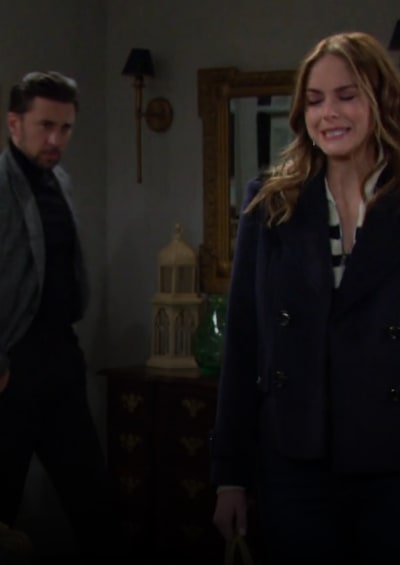 Stephanie Cries on Chad's Shoulder - Days of Our Lives