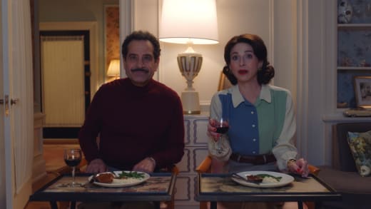 Rose and Abe watch TV - The Marvelous Mrs. Maisel Season 4 Episode 6