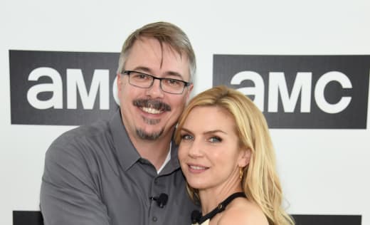  Vince Gilligan and Rhea Seehorn attend the AMC Summit at Public Hotel